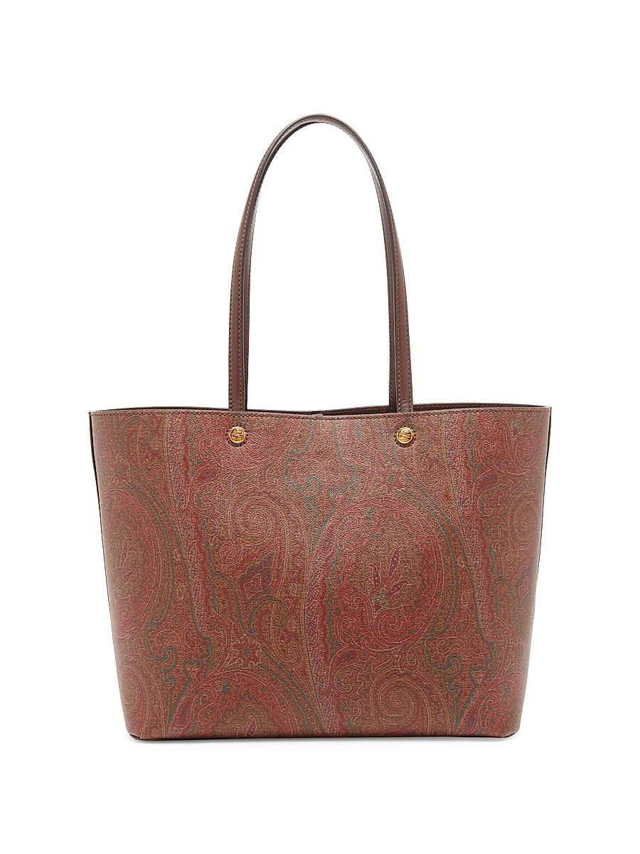 Women's Paisley Tote Bag - Brown