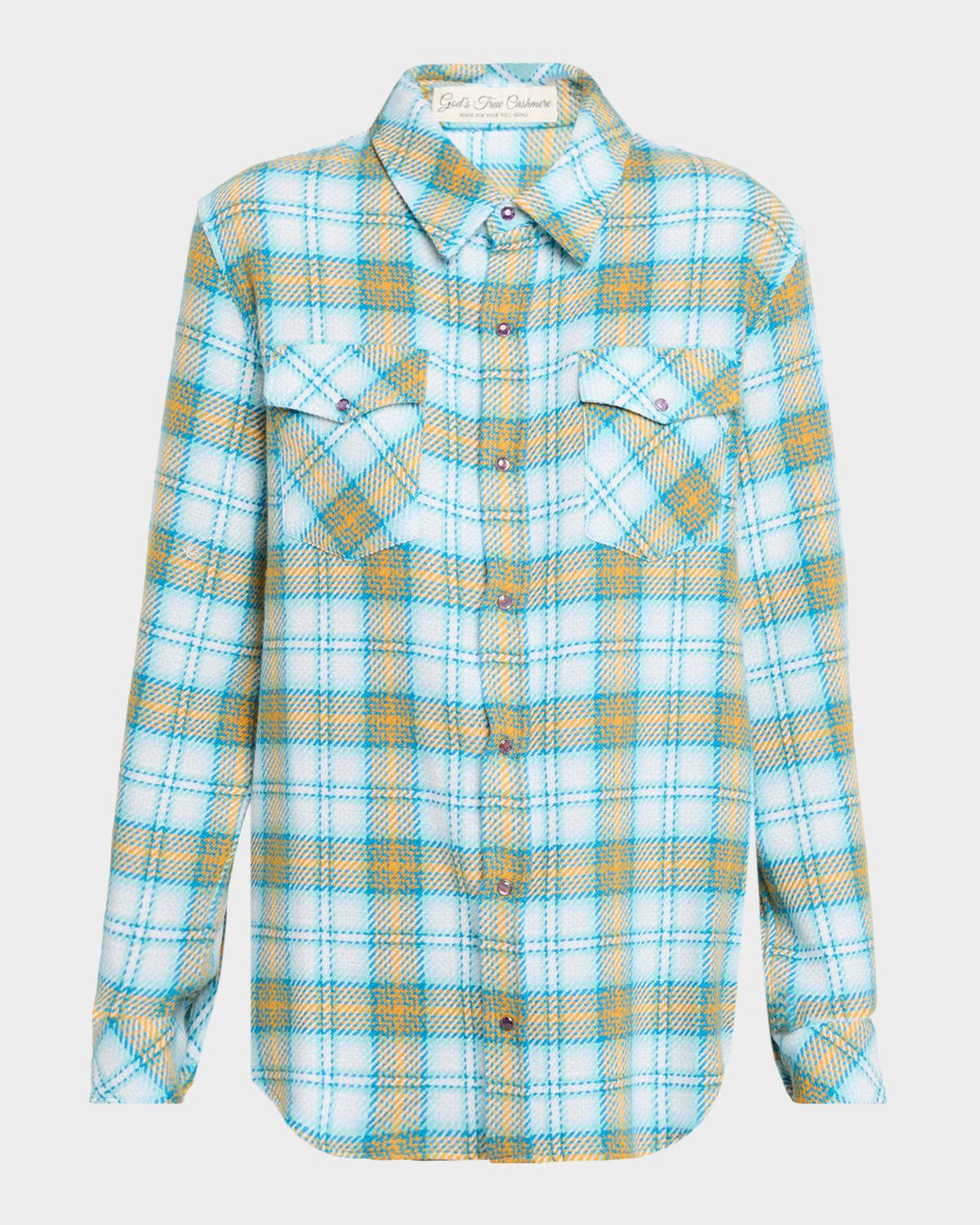 Freedom Tartan Cashmere Flannel Shirt