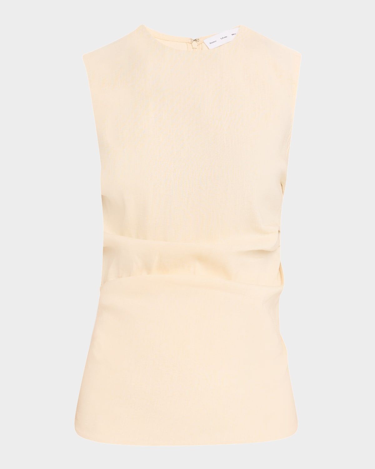 Anoushka Sleeveless Linen Slub Top