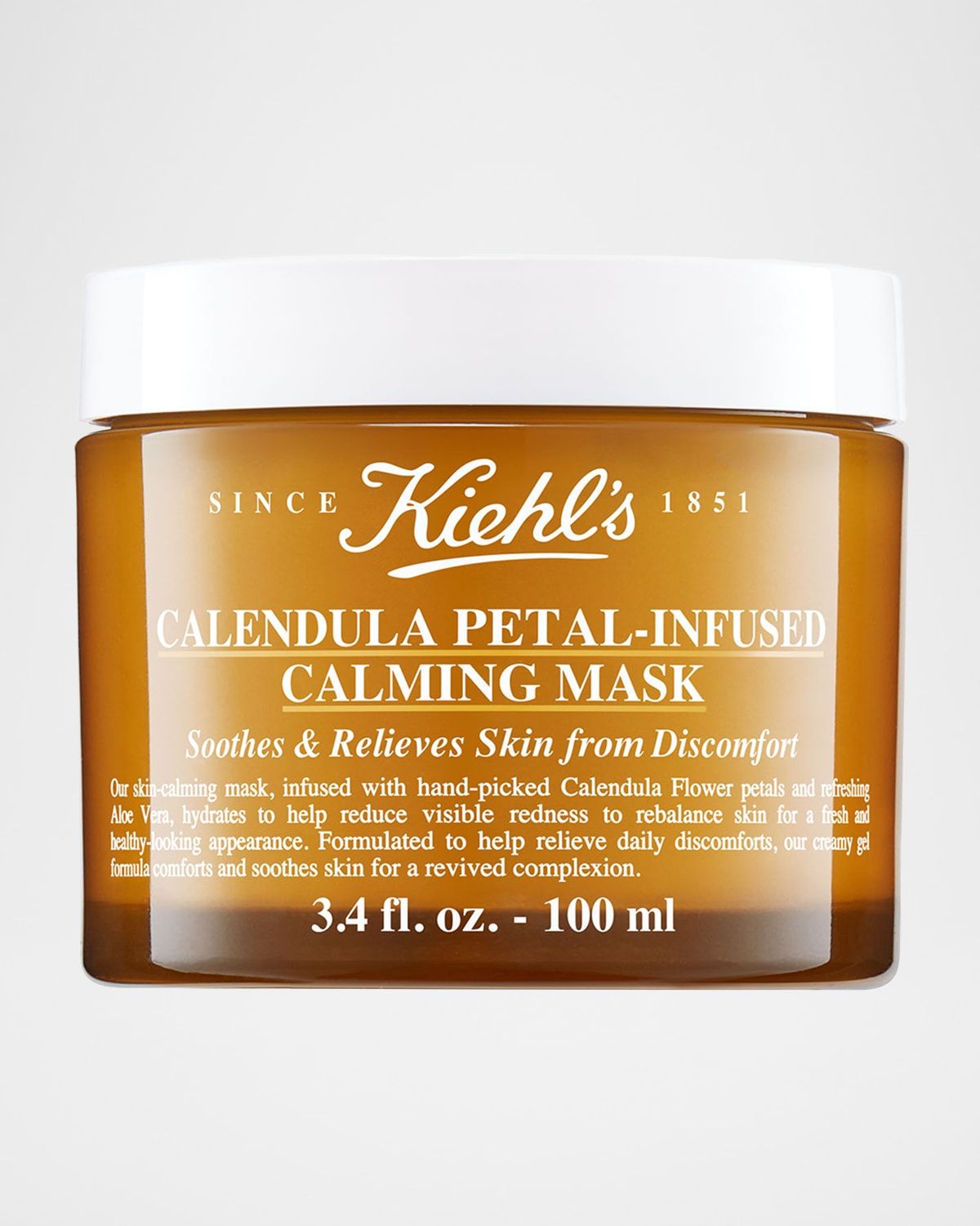 Calendula Petal-Infused Calming Mask With Aloe Vera, 3.4 oz.