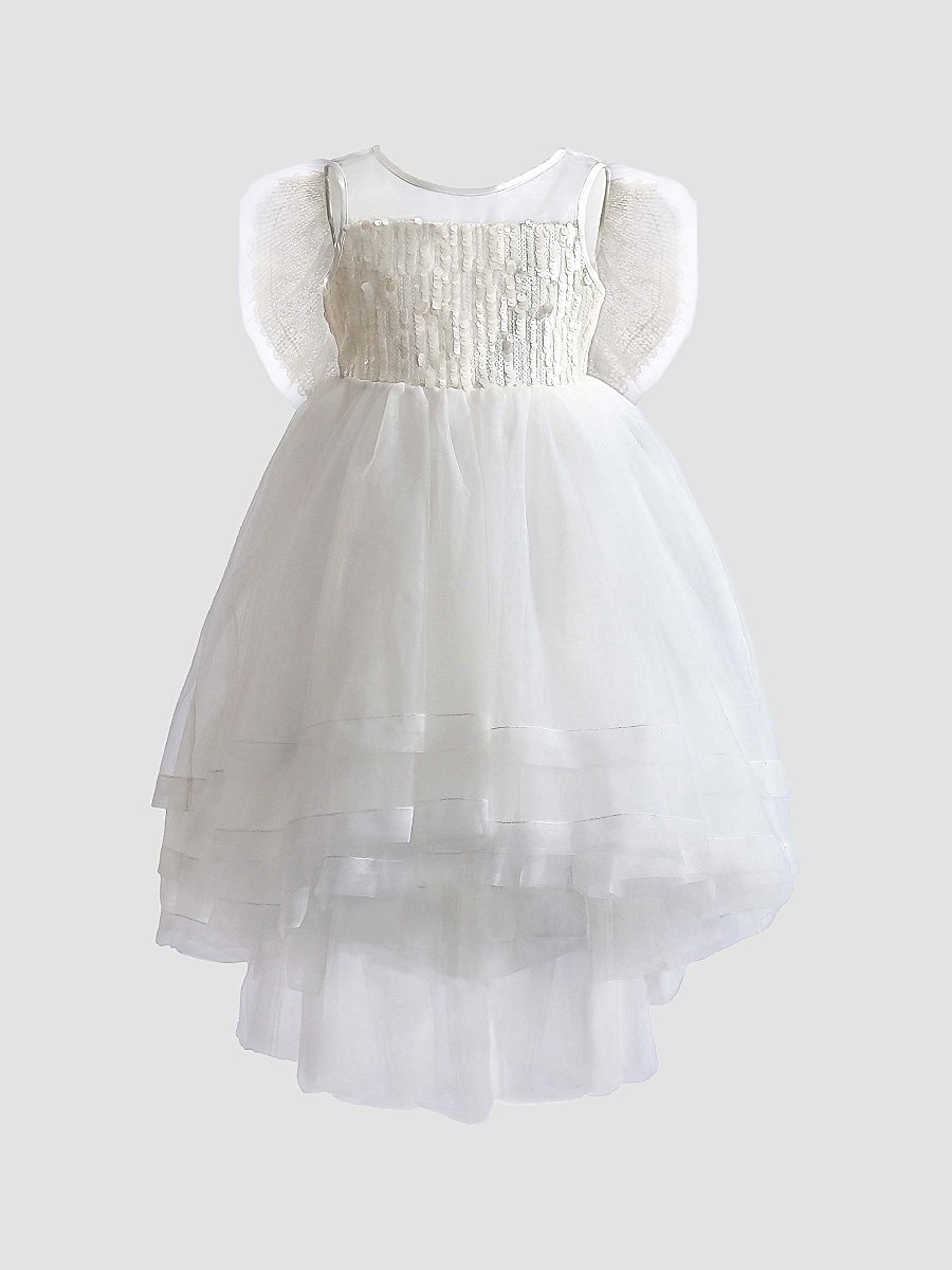 Little Girl's & Girl's Novalie Dress - White - Size 9