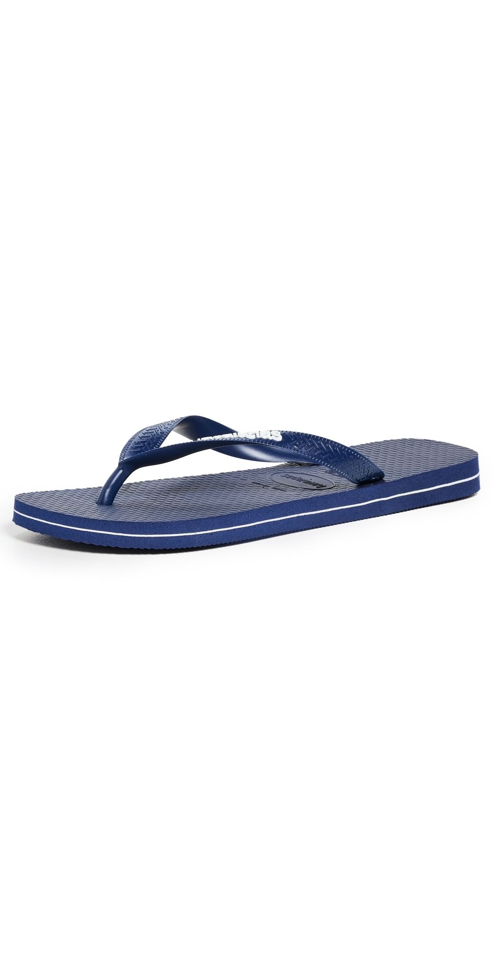 Havaianas Top Rubber Logo Filete Flip Flops Navy Blue 8