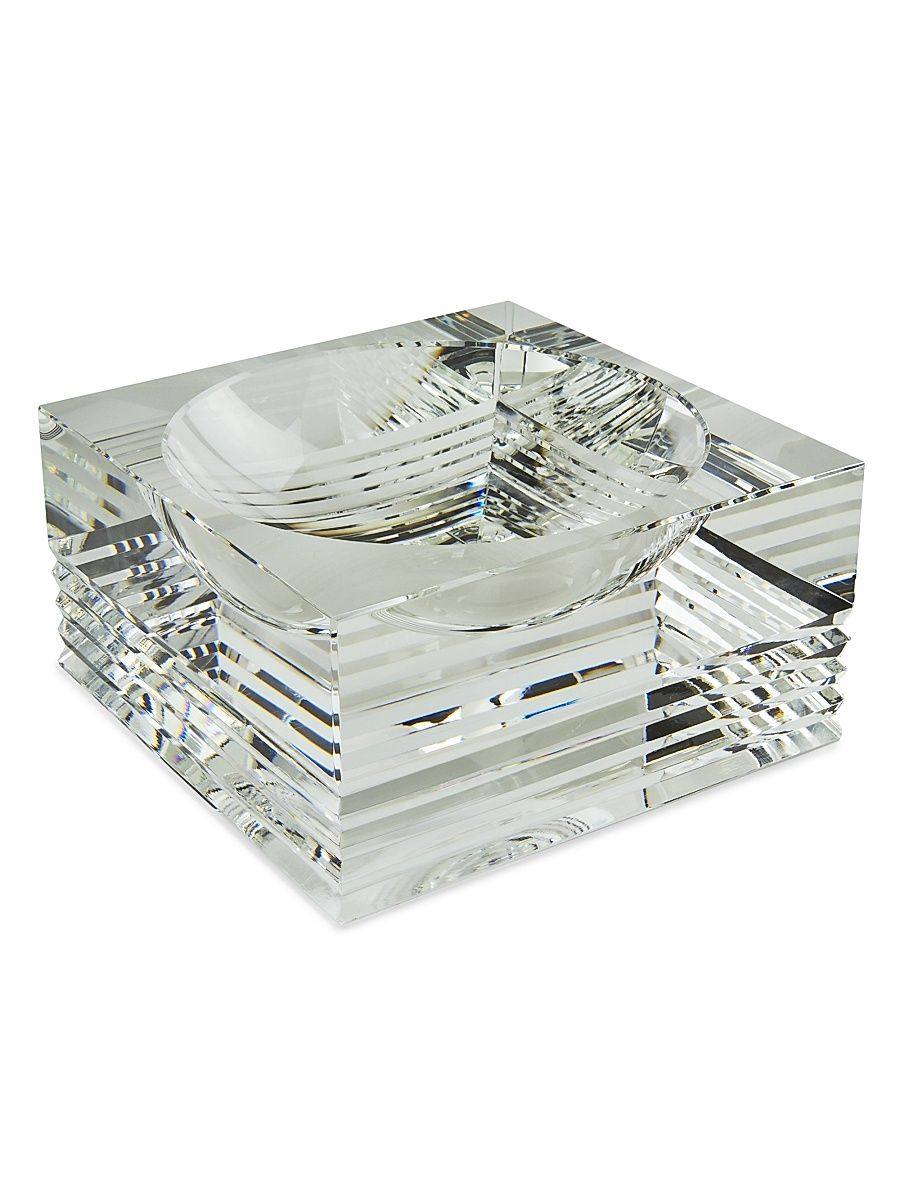 Clear Cut Crystal Bowl - Clear