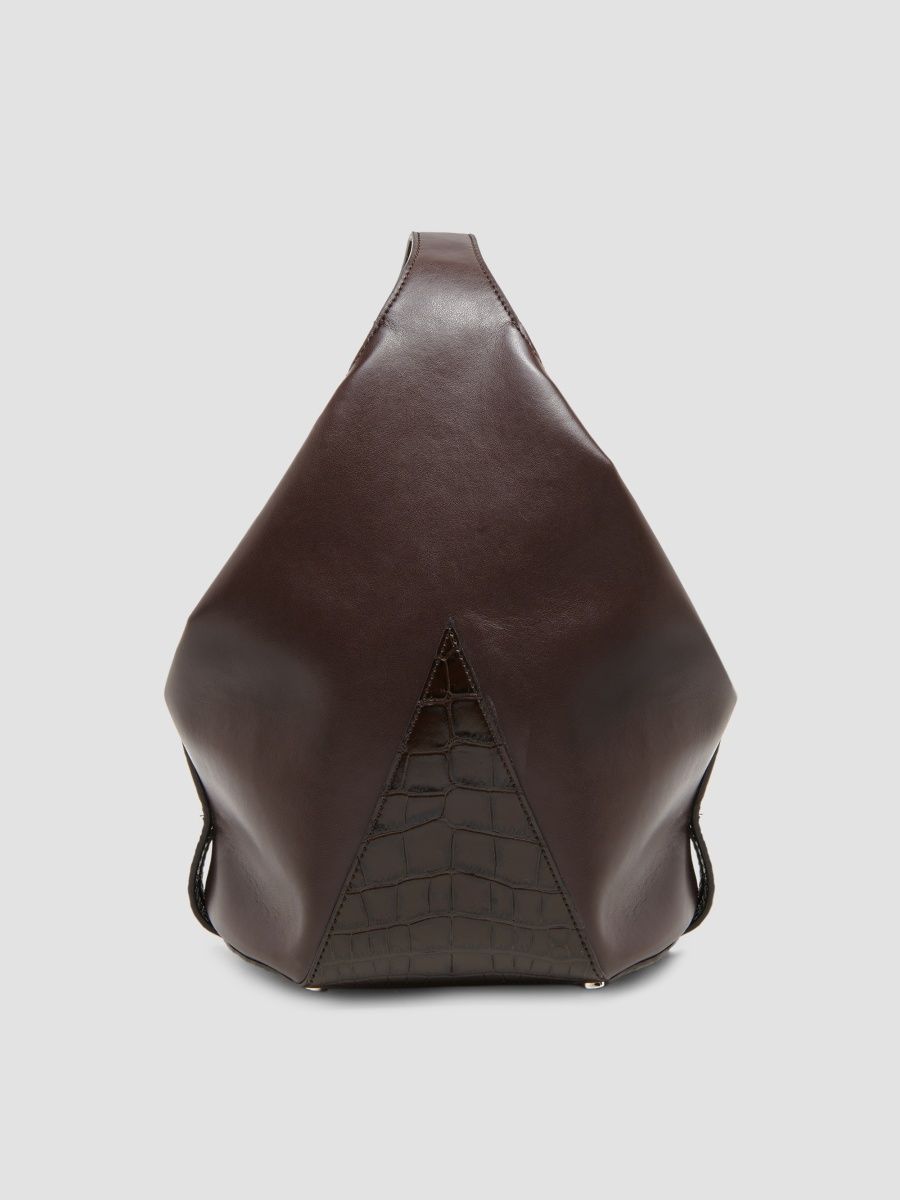 Stella McCartney Women's Appaloosa Small Leather Bucket Bag - Coffee
