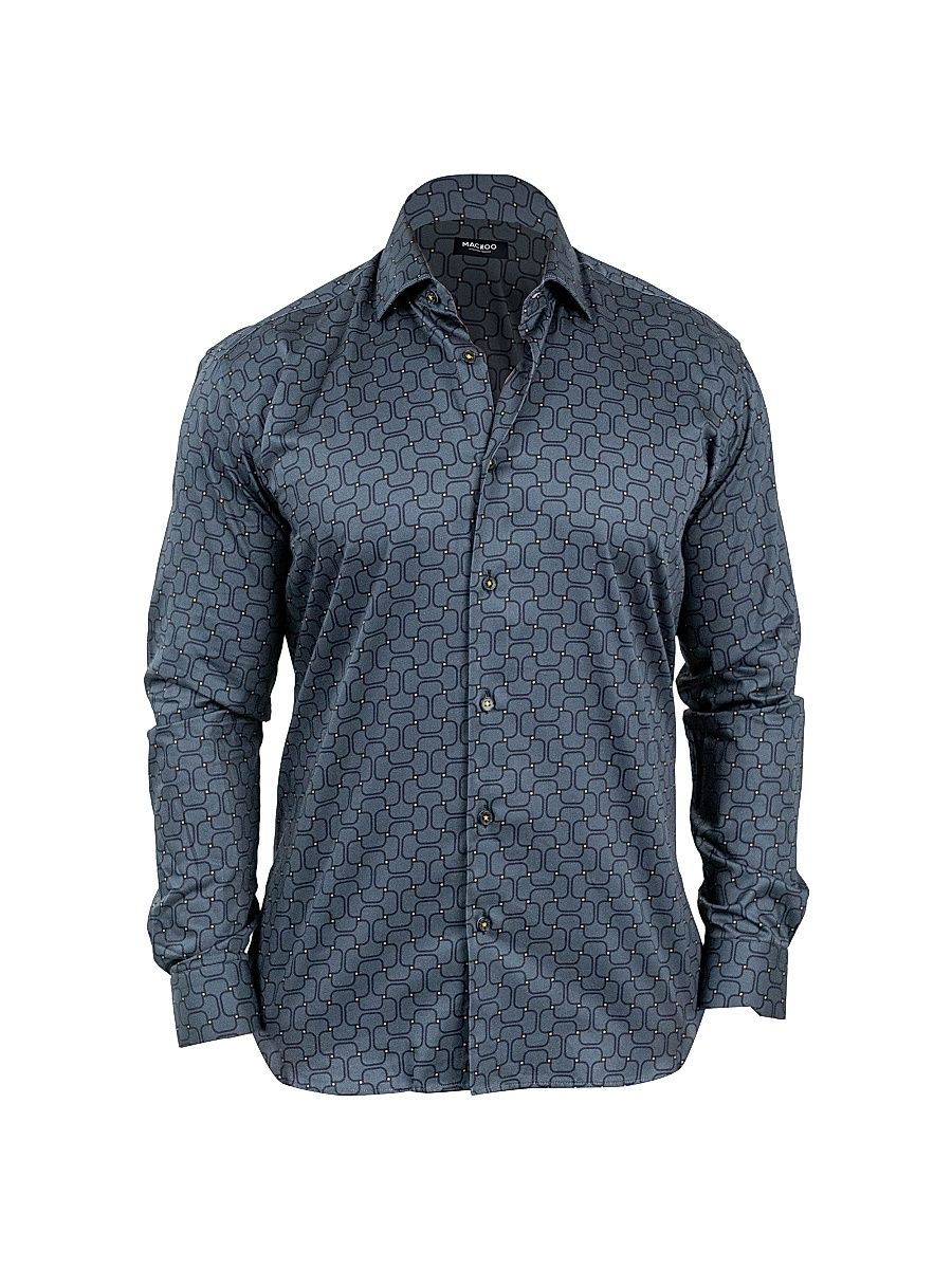 Men's Fibonacci Shirt - Grey - Size XXXXL
