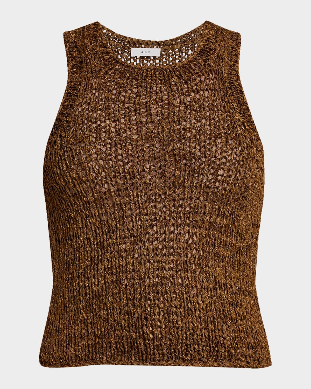 Nelly Open Knit Tank Top