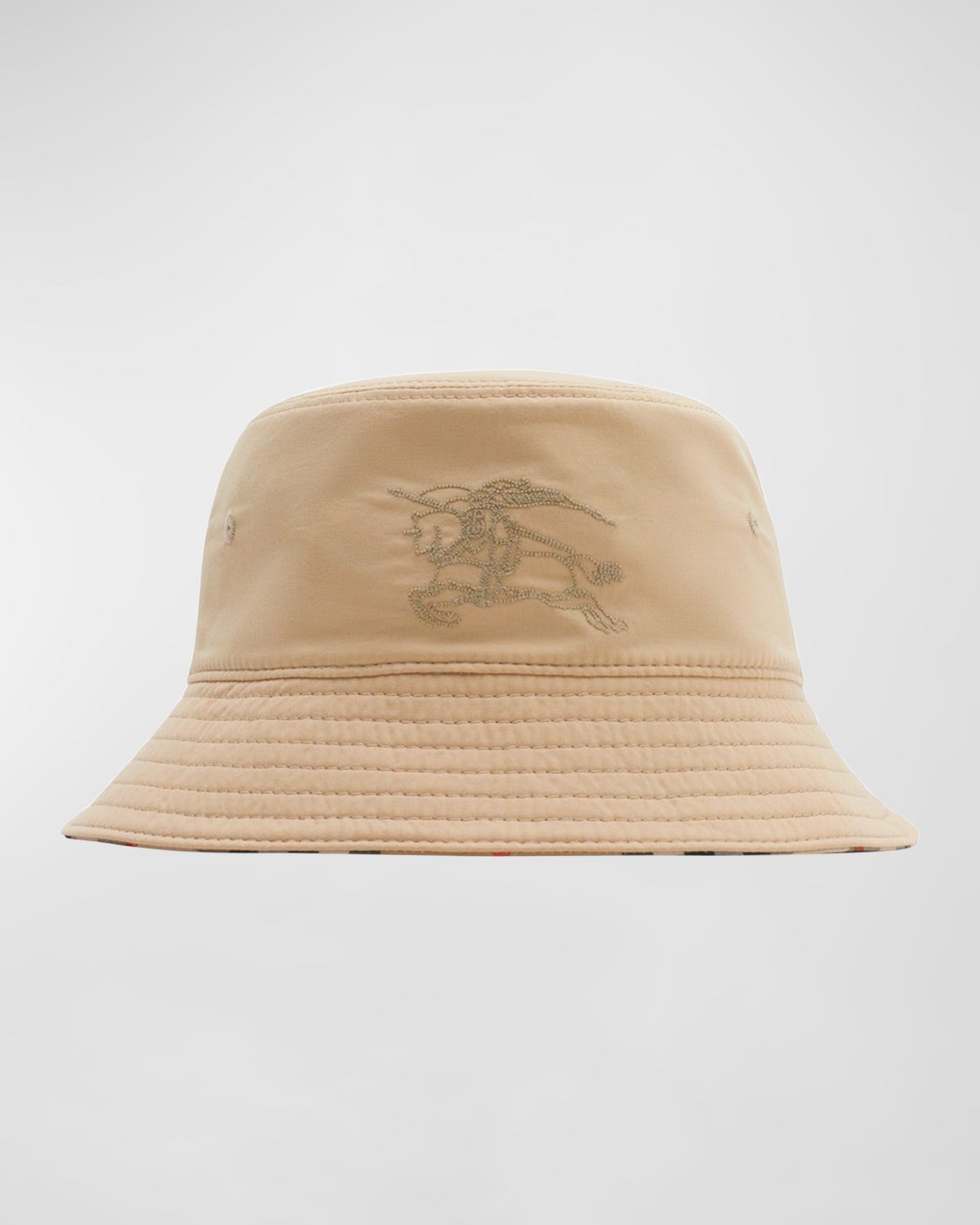Kid & apos;s Check-Lined Reversible Bucket Hat