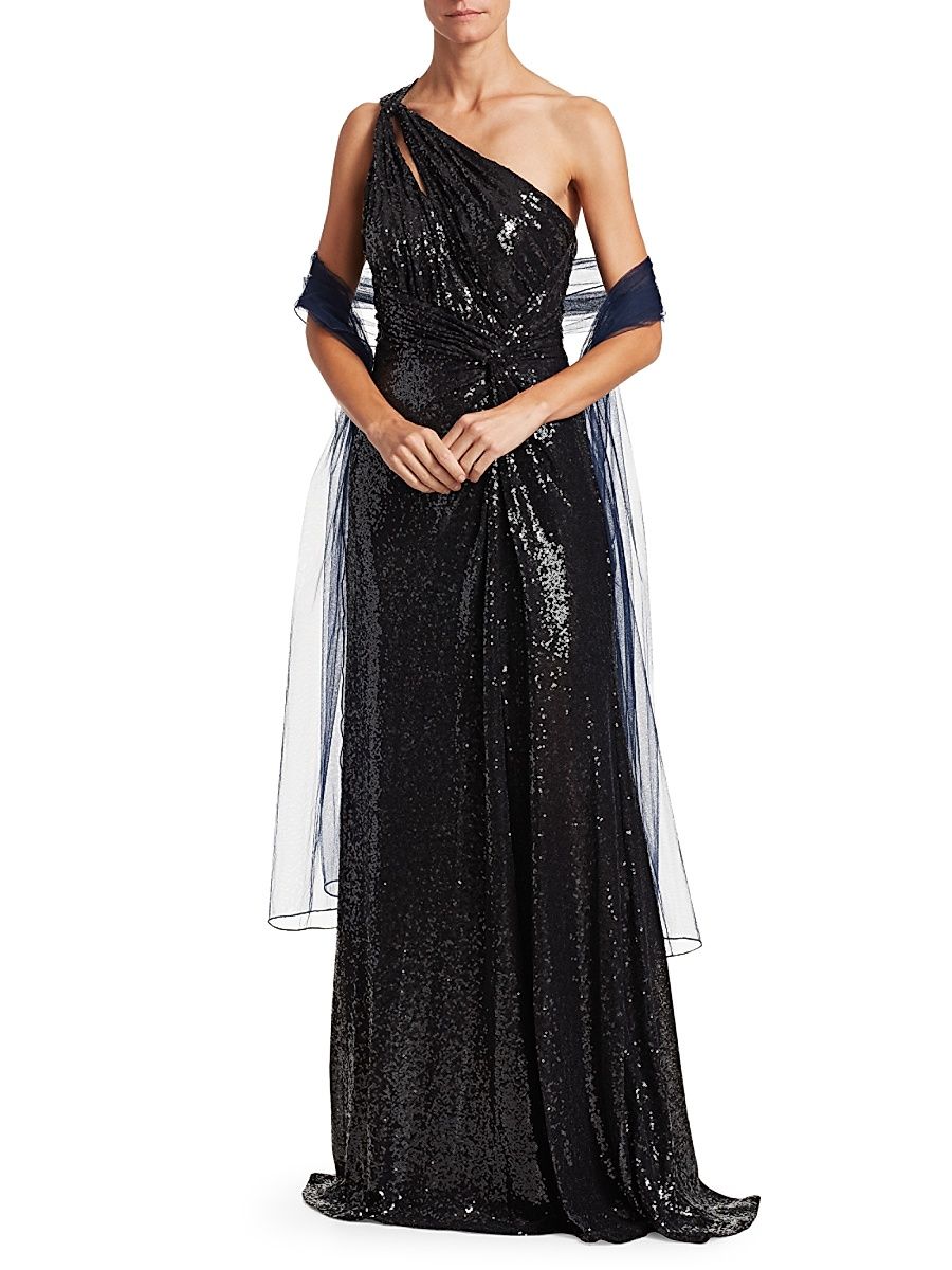 Women's Tulle Wrap - Navy