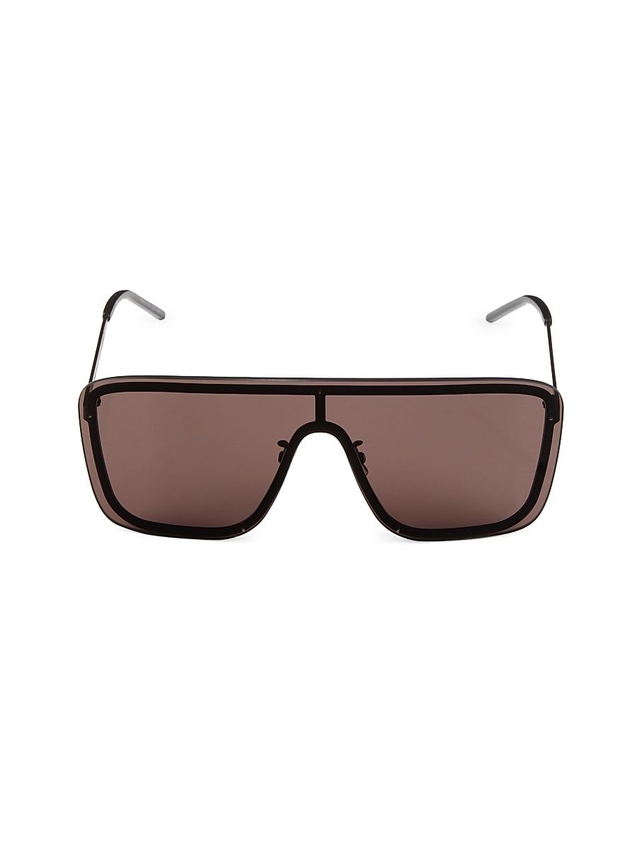 Women's 99MM Mask Sunglasses - Black