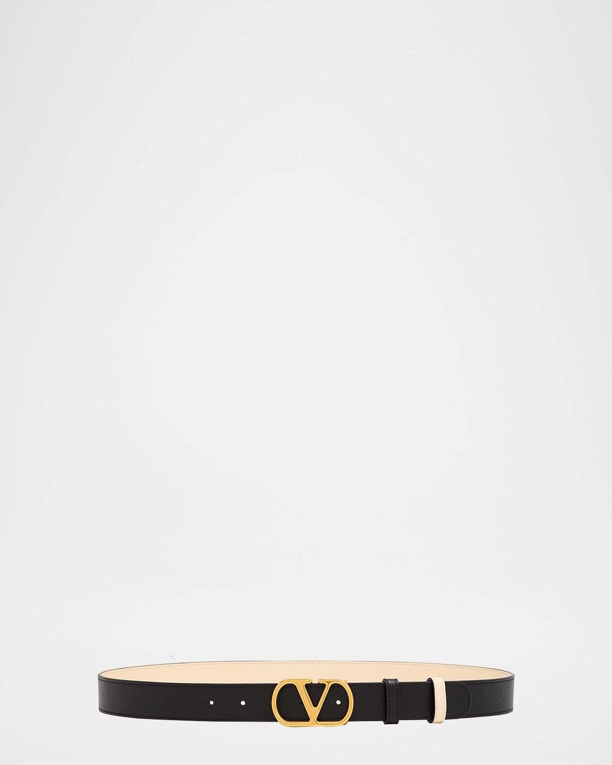 VLogo Signature Reversible Leather Belt, 30mm