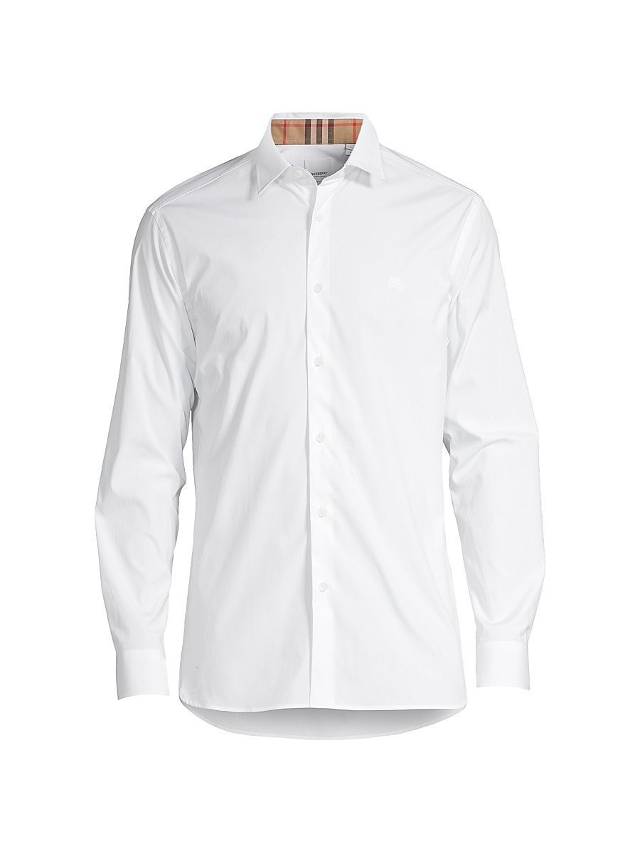 Men's Sherfield Button-Front Shirt - White - Size XXL