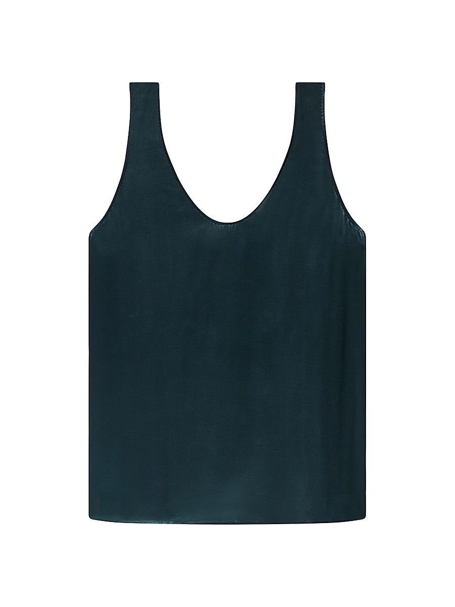 Women's Tank Blouse - Juniper - Size XL