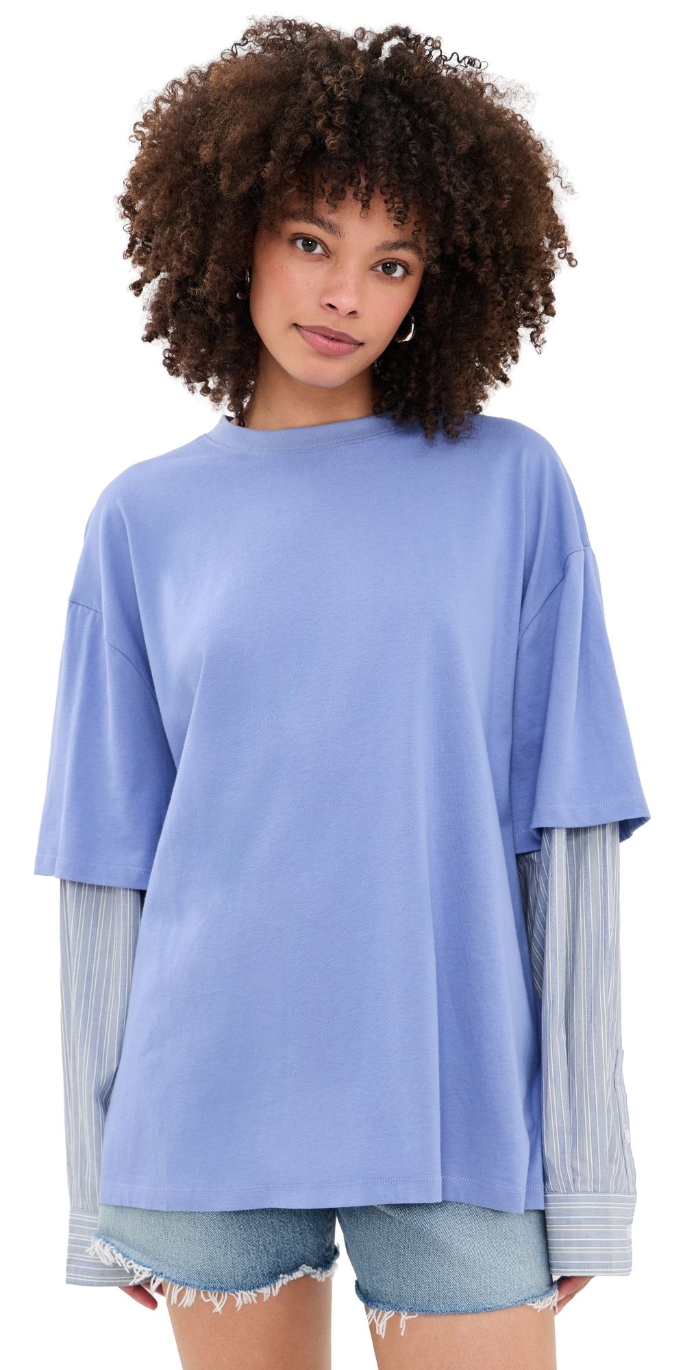 Lioness Bottega Layered Shirt Persian Jewel XXS