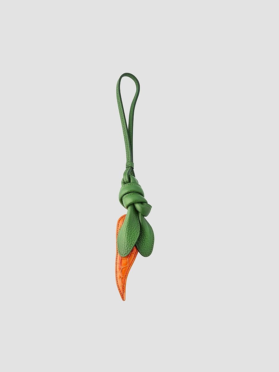 Jacquemus Women's La Carotte Leather Bag Charm - Green
