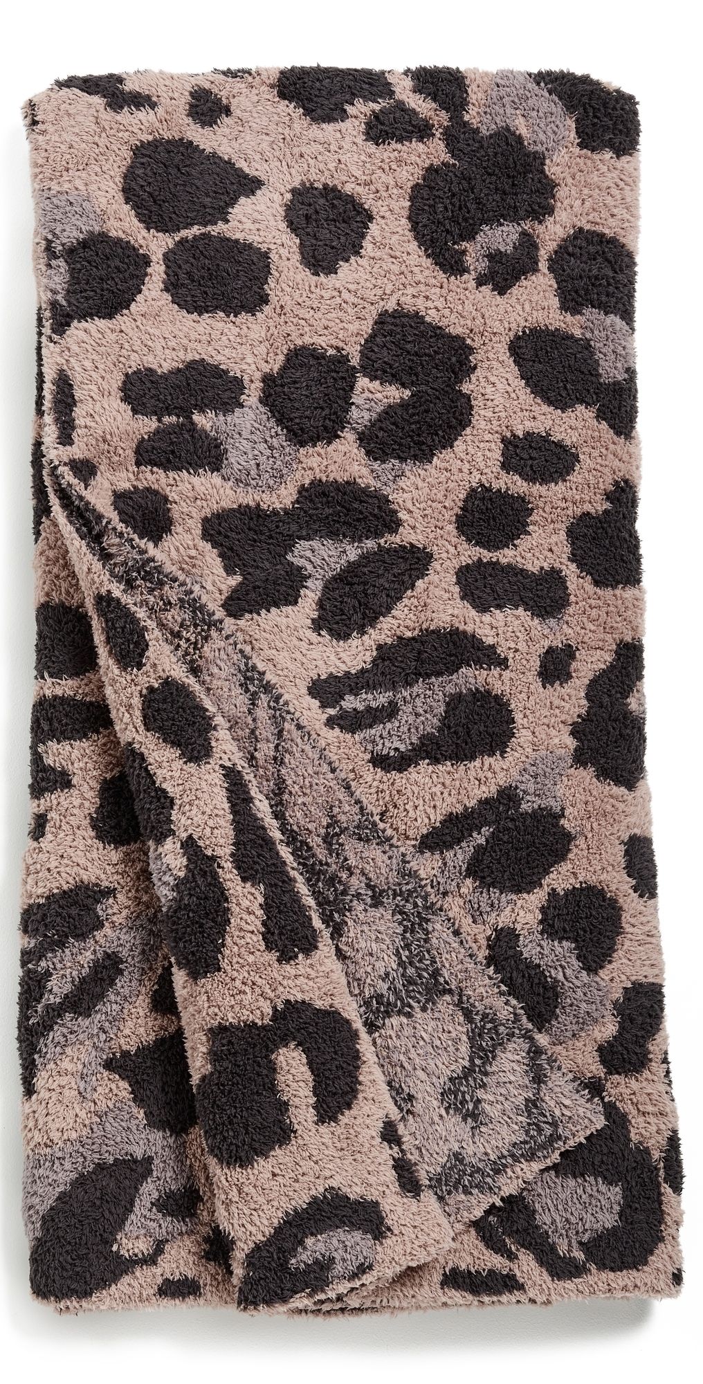 Barefoot Dreams CozyChic Exploded Leopard Throw Deep Willow Multi One Size
