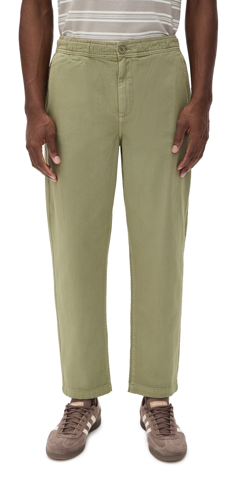 Wax London Kurt Pull On Trousers Light Khaki 34