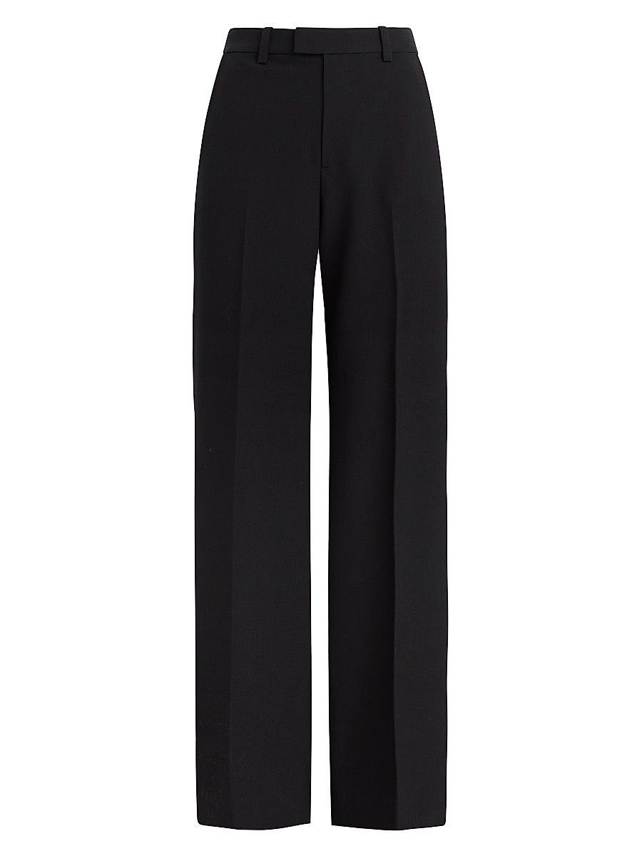 Women's Odessa High-Rise Straight-Leg Pants - Black - Size 14