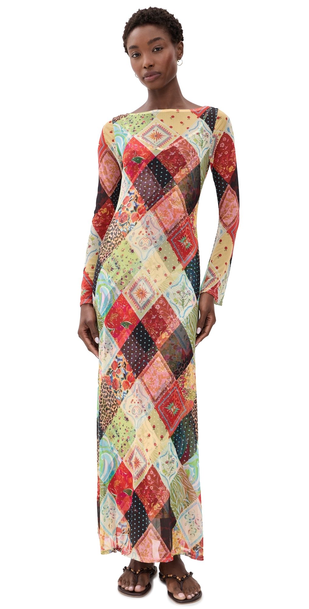 Never Fully Dressed Aria Mesh Dress Multi 14