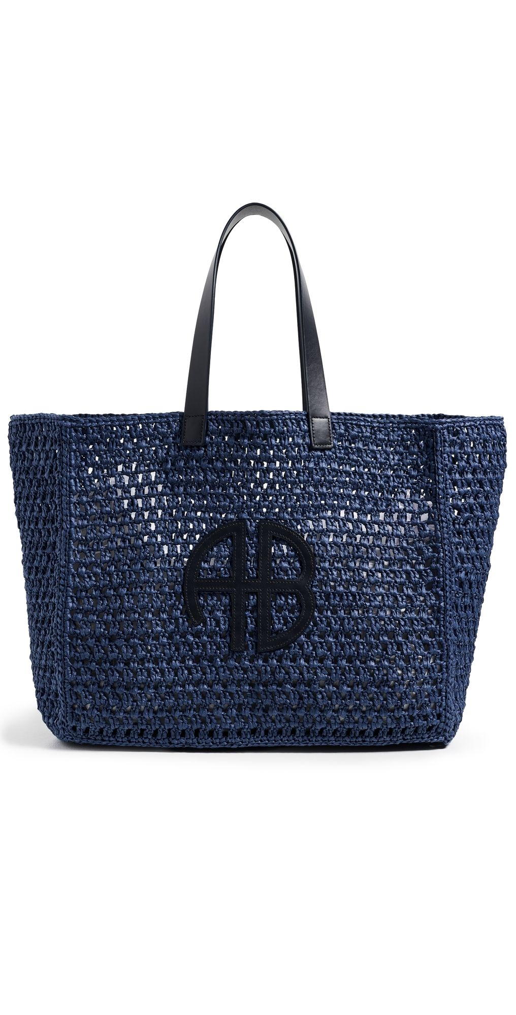 ANINE BING Large Rio Tote Marine Blue One Size