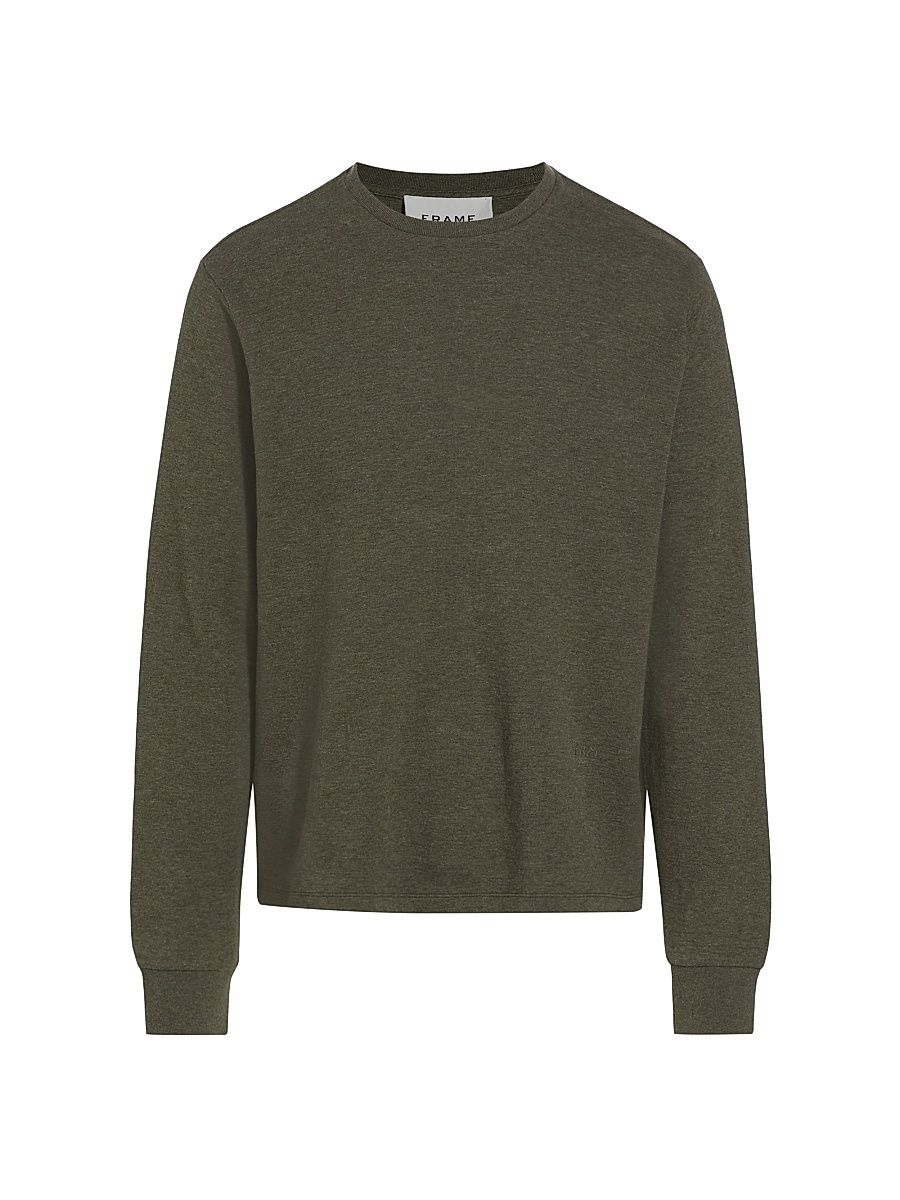 Men's Duo Fold Crewneck Sweatshirt - Heather Olive Green - Size XXL