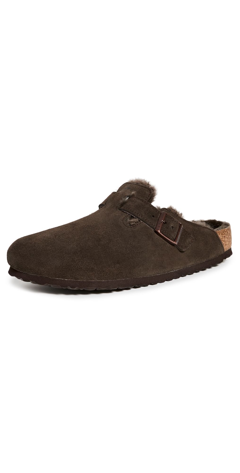Birkenstock Boston Shearling Clogs Mocha/Mocha 41