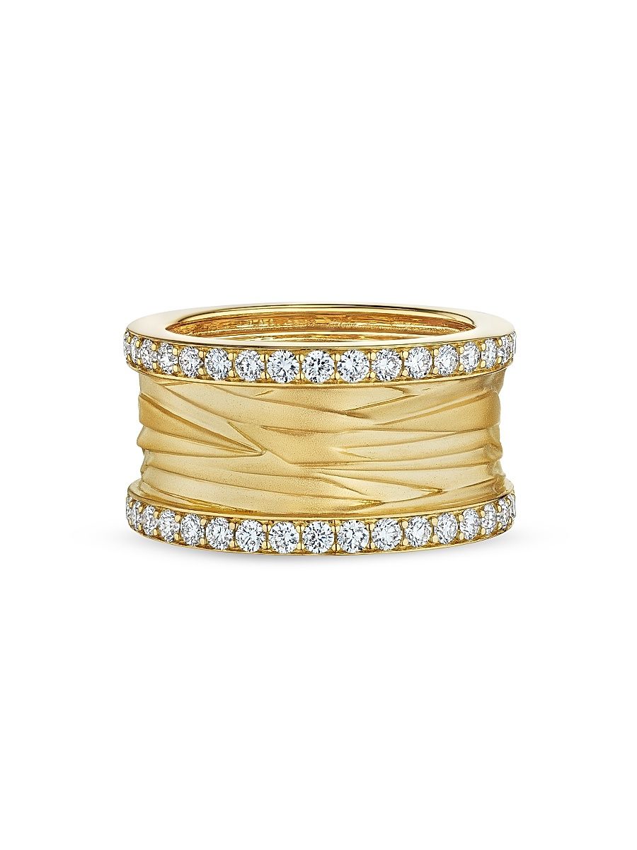 Women's Amazonia Palha 18K Yellow Gold & 0.46 TCW Diamond Ring - Yellow Gold - Size 7