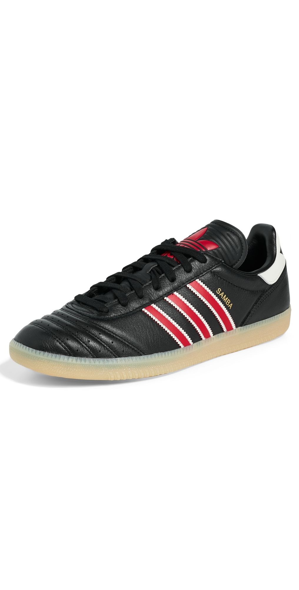 adidas Samba JP Sneakers Core Black/Red/Gum 3 12.5