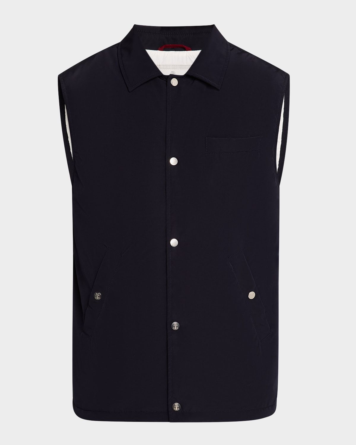 Men & apos;s Water Resistant Snap-Front Vest