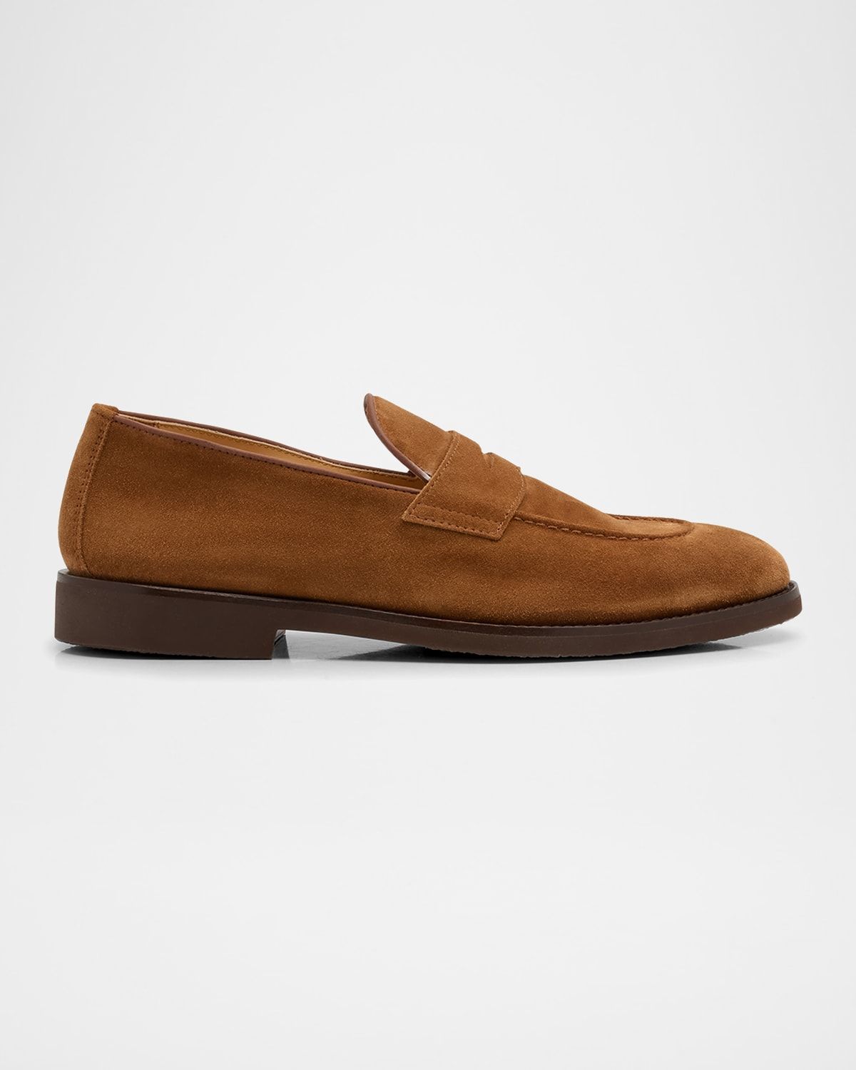 Men & apos;s Suede Penny Loafers