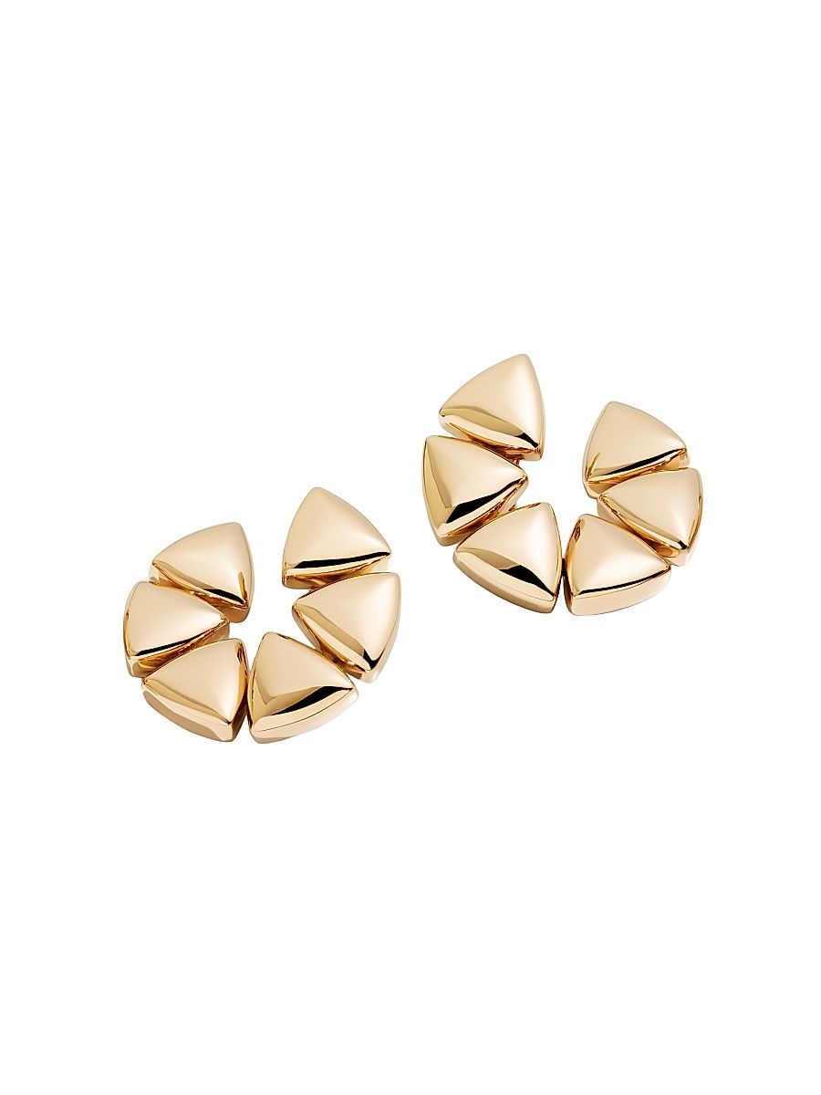 Women's Freccia 18K Rose Gold Clip-On Earrings - Rose Gold