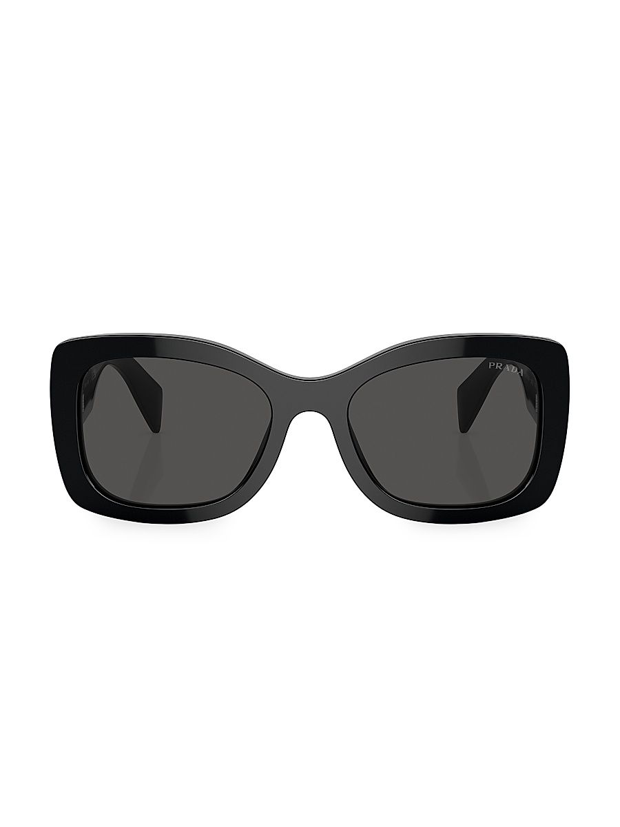 Women's 57MM Square Sunglasses - Black
