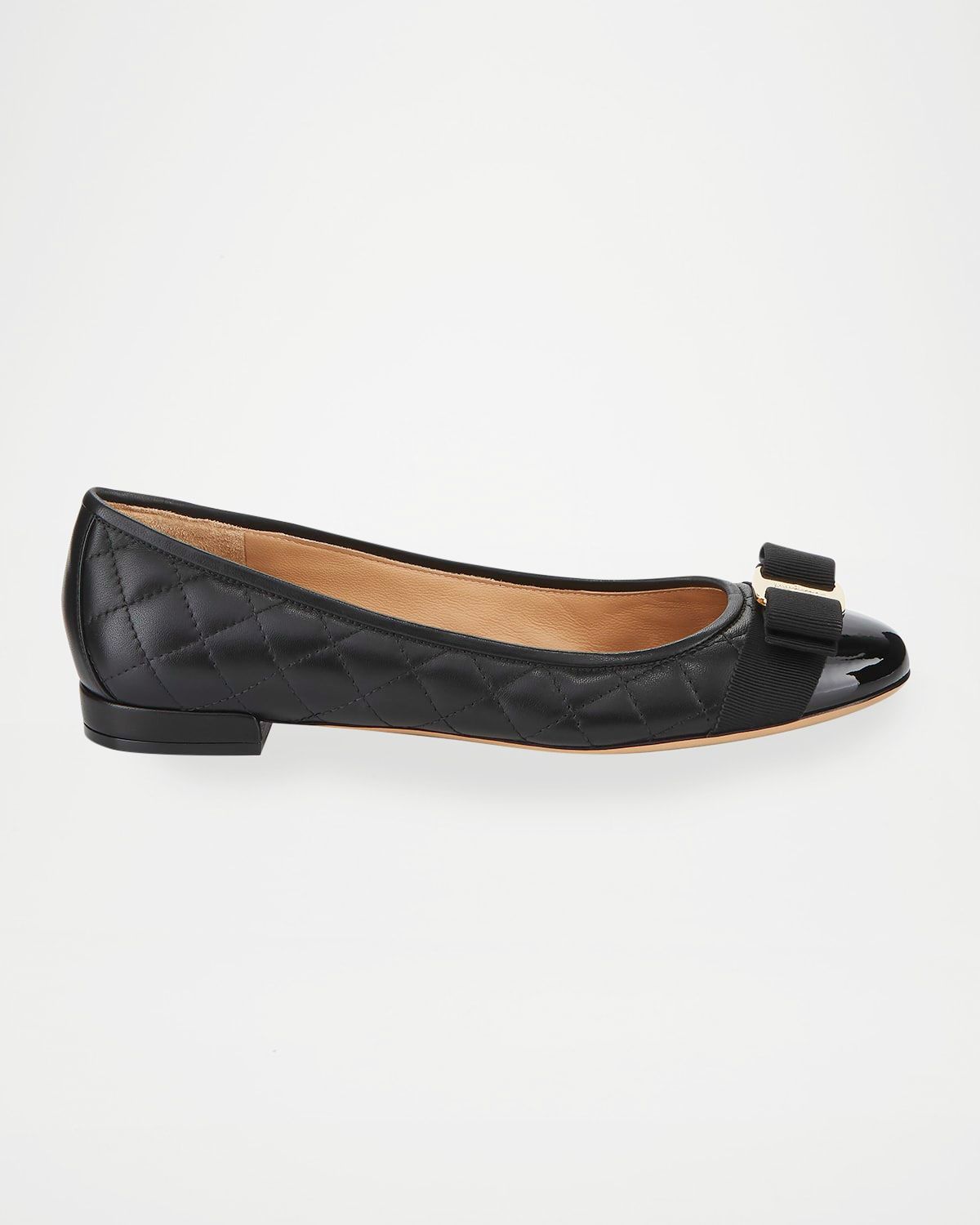 Varina Quilted Bow Ballet Flats
