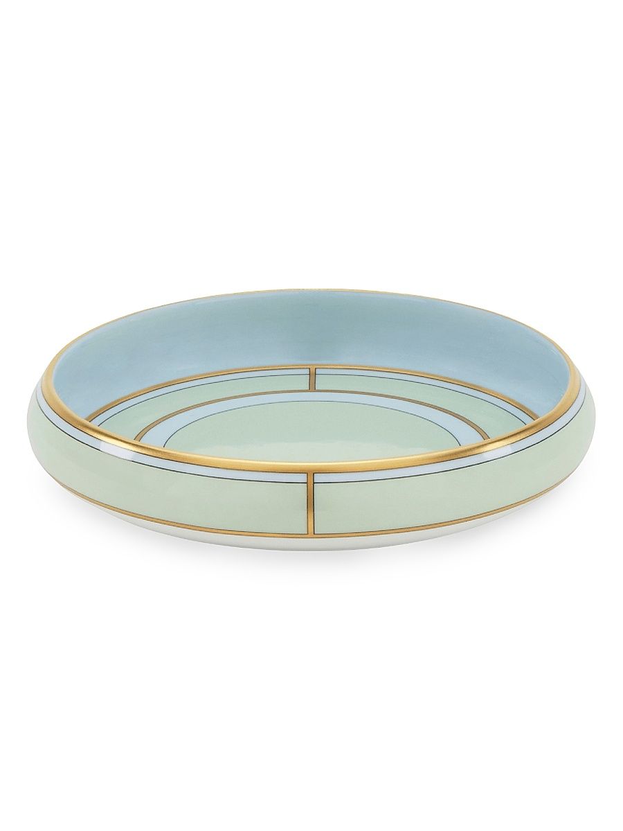 Diva Round Change Porcelain Tray - Diva Rosa