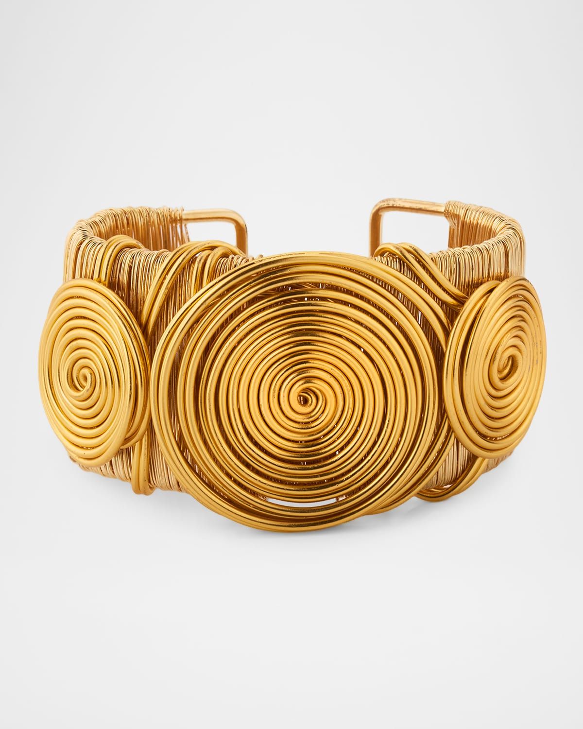 Spiral Wire Cuff Bracelet