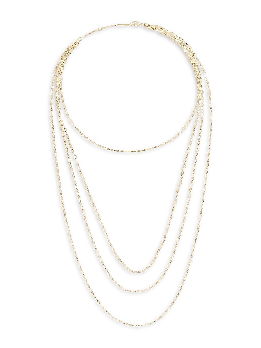 Women's Mega Gloss Blake 14K Yellow Gold Multi-Strand Necklace - Yellow