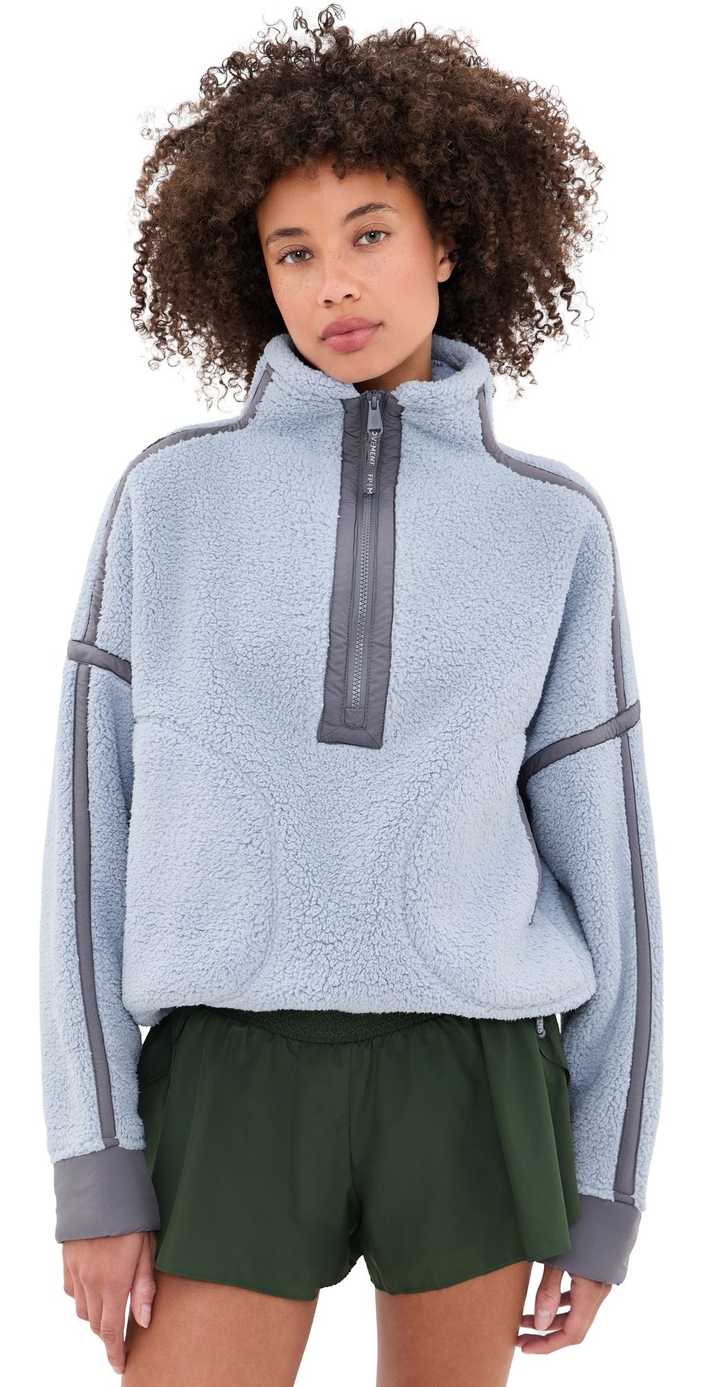 FP Movement Mountain High 1/2 Zip Fleece Steel Combo L