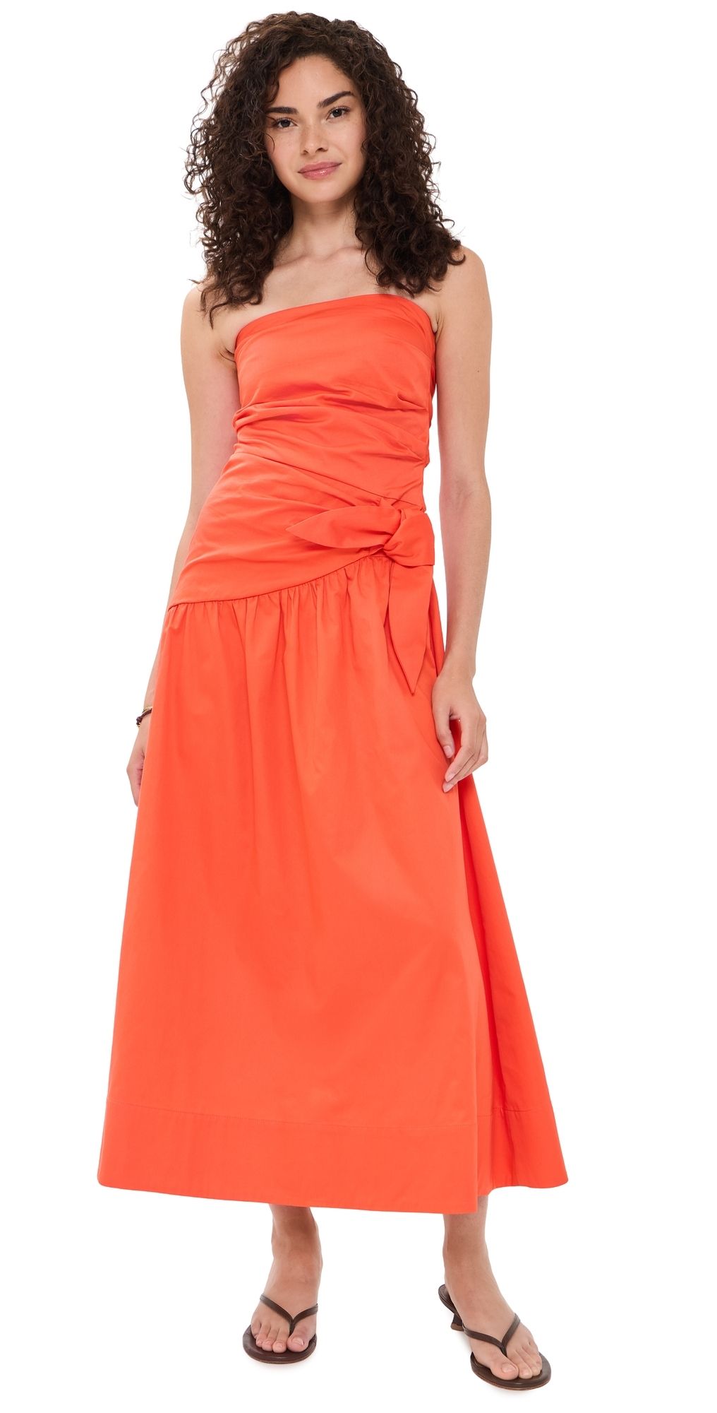 ROAME Rene Tie Dress Poppy XS