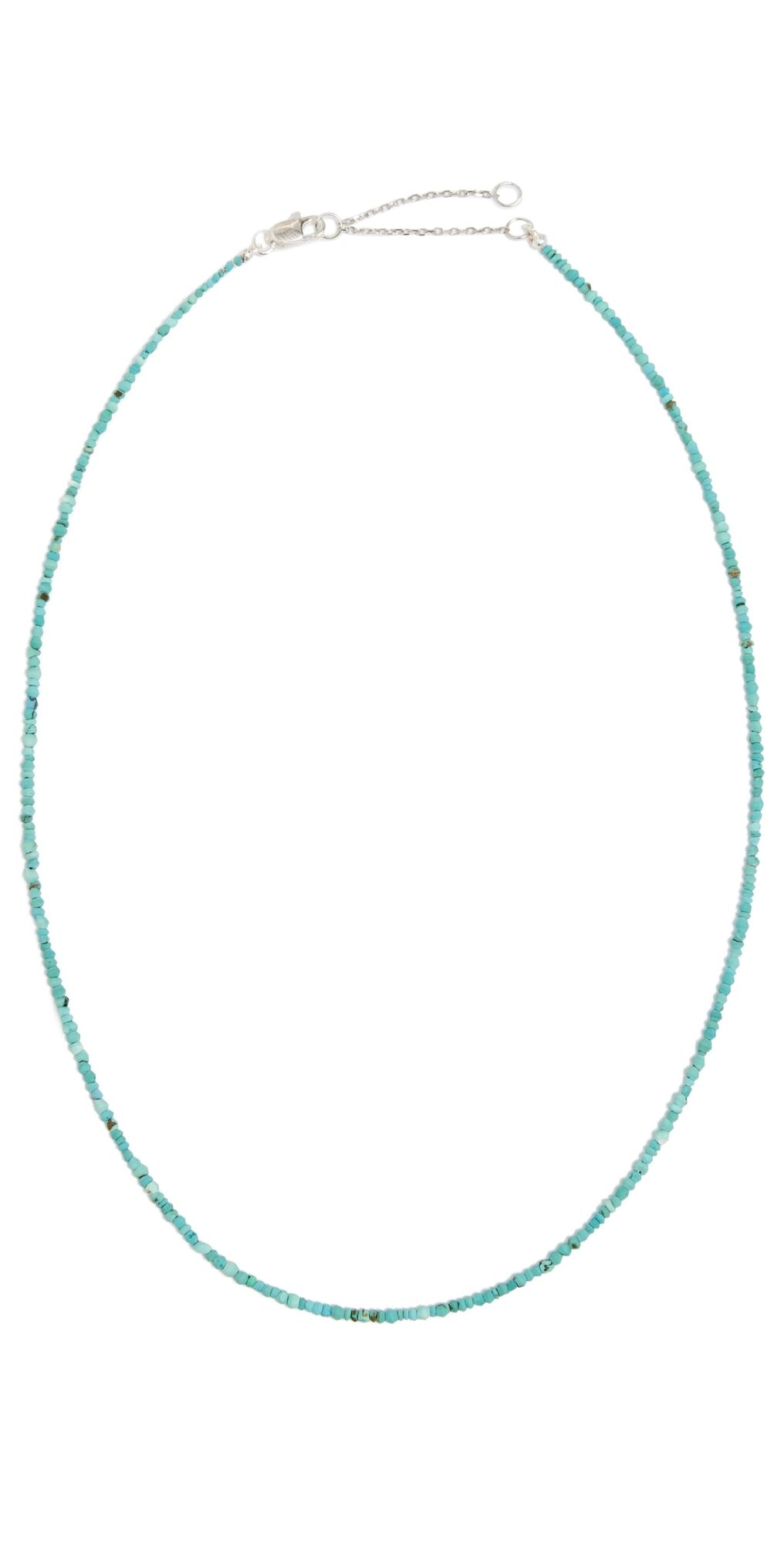 SHASHI Aisha Gemstone Necklace in Turquoise Turquoise One Size