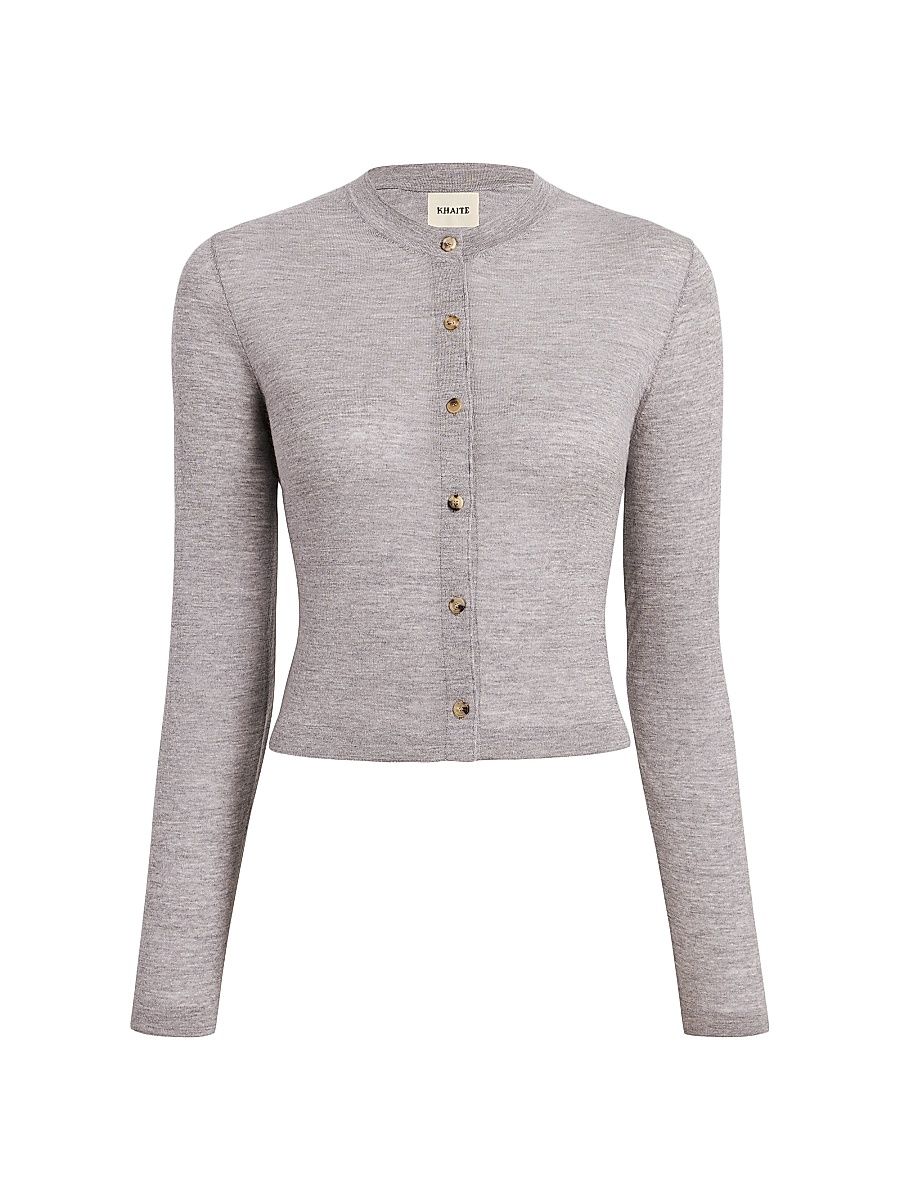 Women's Brieta Wool Cardigan - Mercury - Size Large