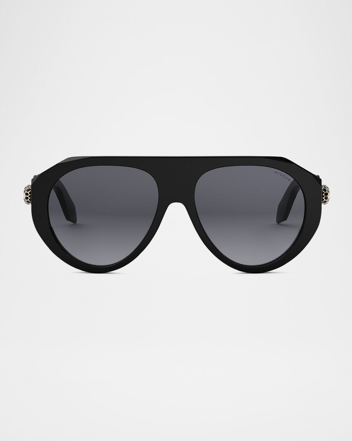 Serpenti Forever Acetate Aviator Sunglasses