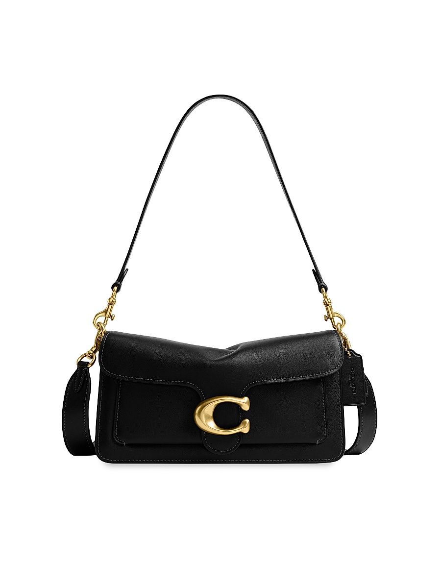 Women's Tabby Leather Shoulder Bag - Black