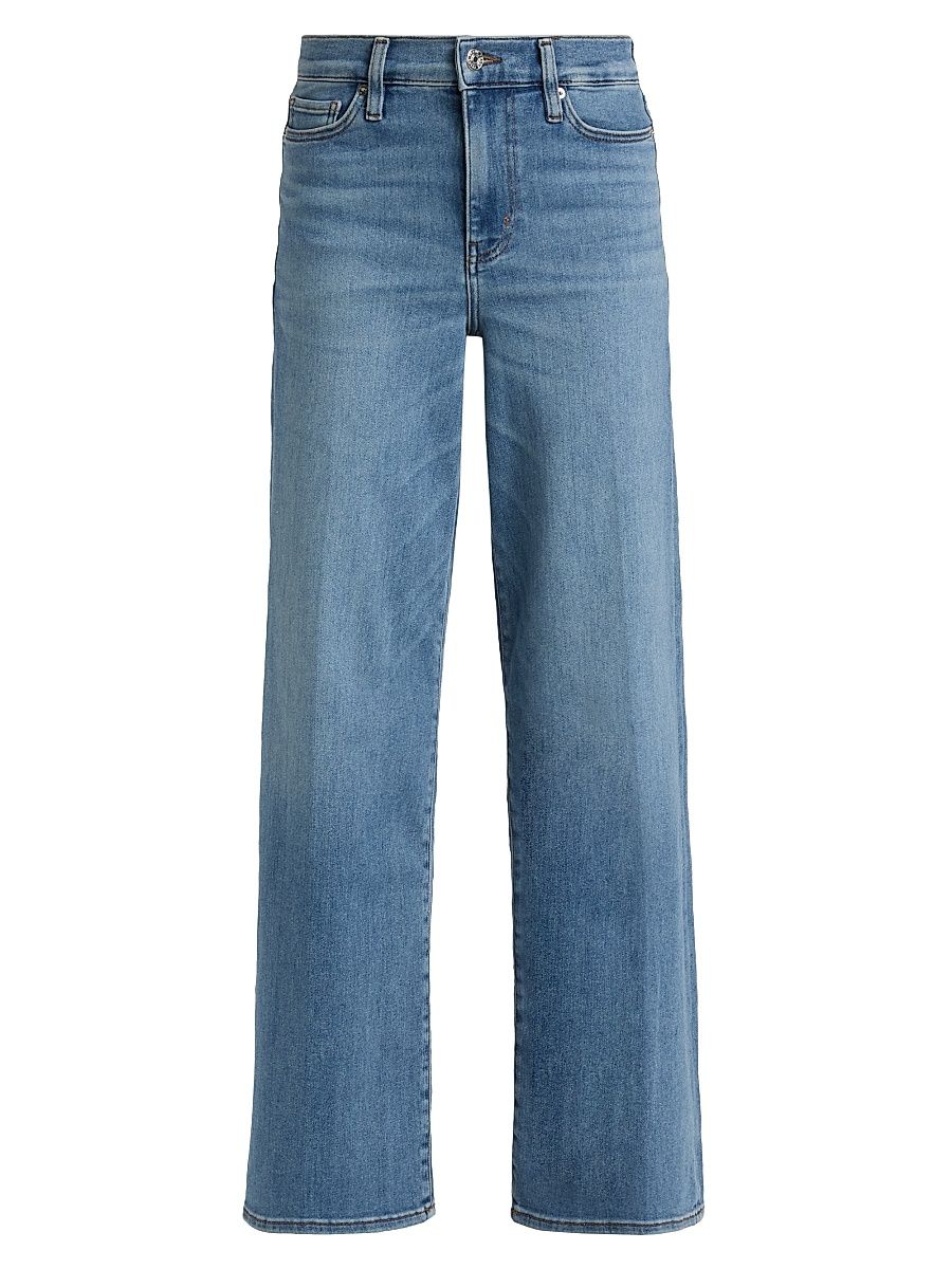 Women's Le Slim High-Rise Wide-Leg Jeans - Clue - Size 31