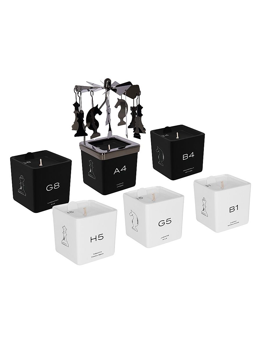 MIND GAMES Chess 6-Piece Votive Candle Set
