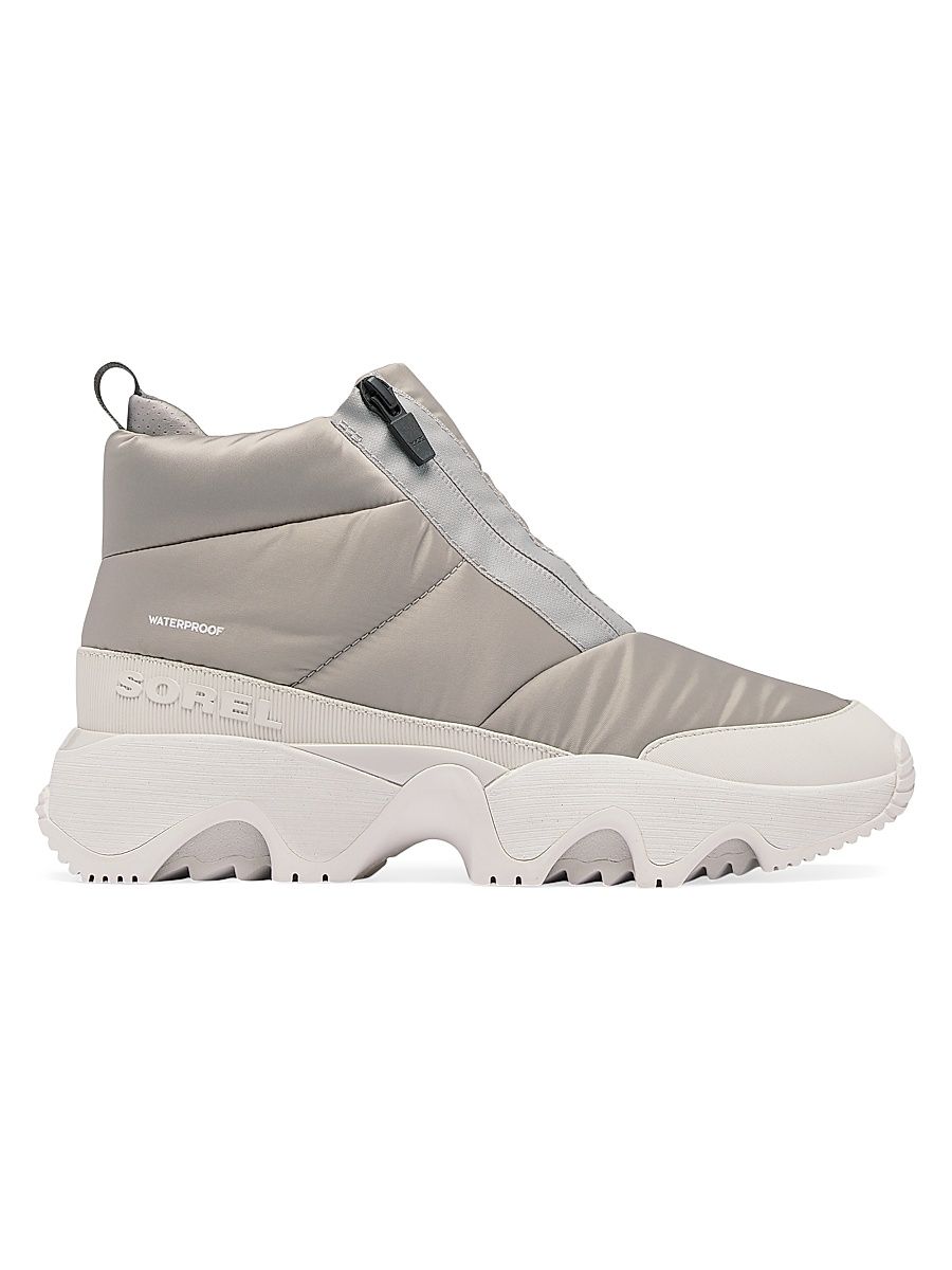 Women's Kinetic Impact Puffy Zip-Up Shoes - Moonstone - Size 9.5