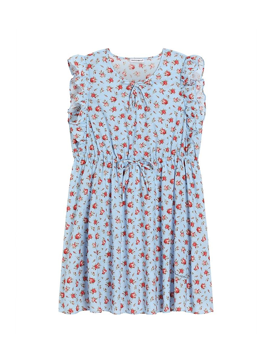 Little Girl's & Girl's Floral Cotton Dress - Roselline - Size 14