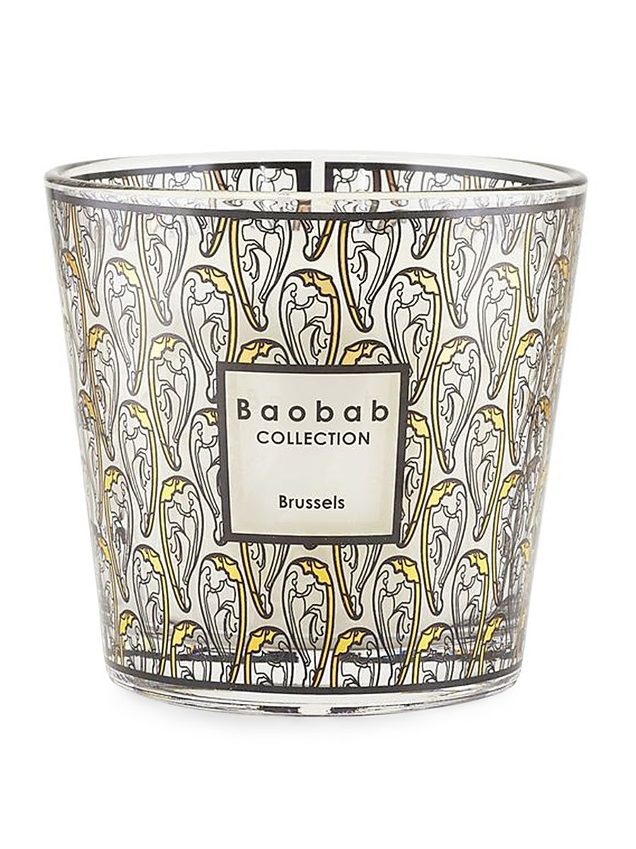 My First Baobab Brussels Candle - White Silver