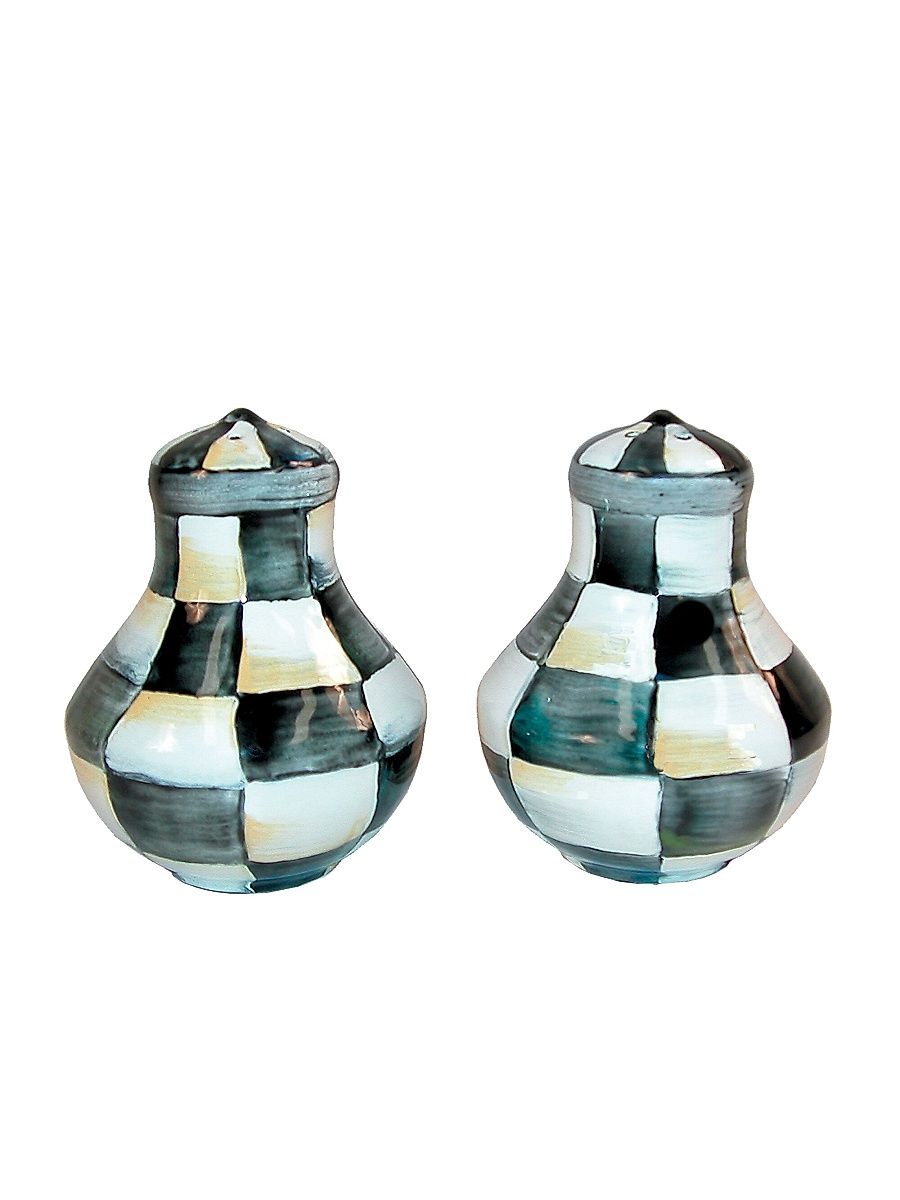 Courtly Check Two-Piece Salt & Pepper Shaker Set