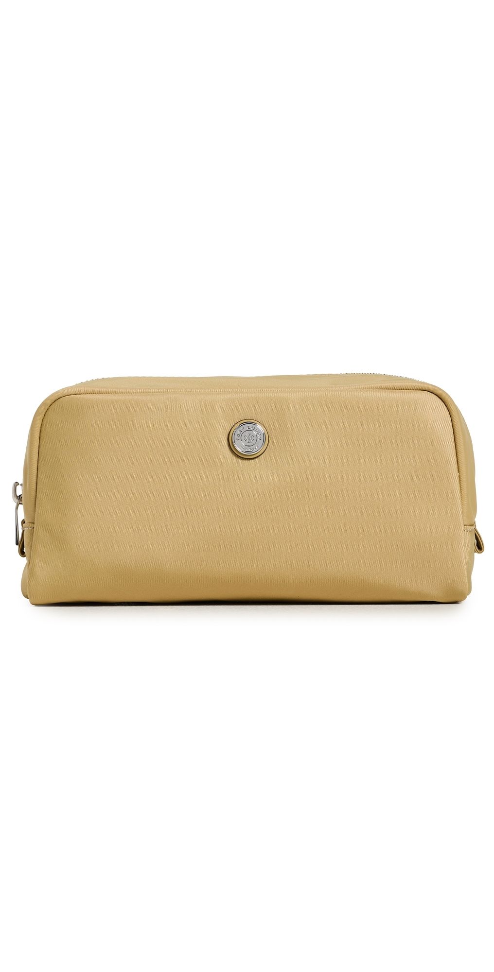 Tory Burch Twist Medium Cosmetic Case Warm Bread One Size