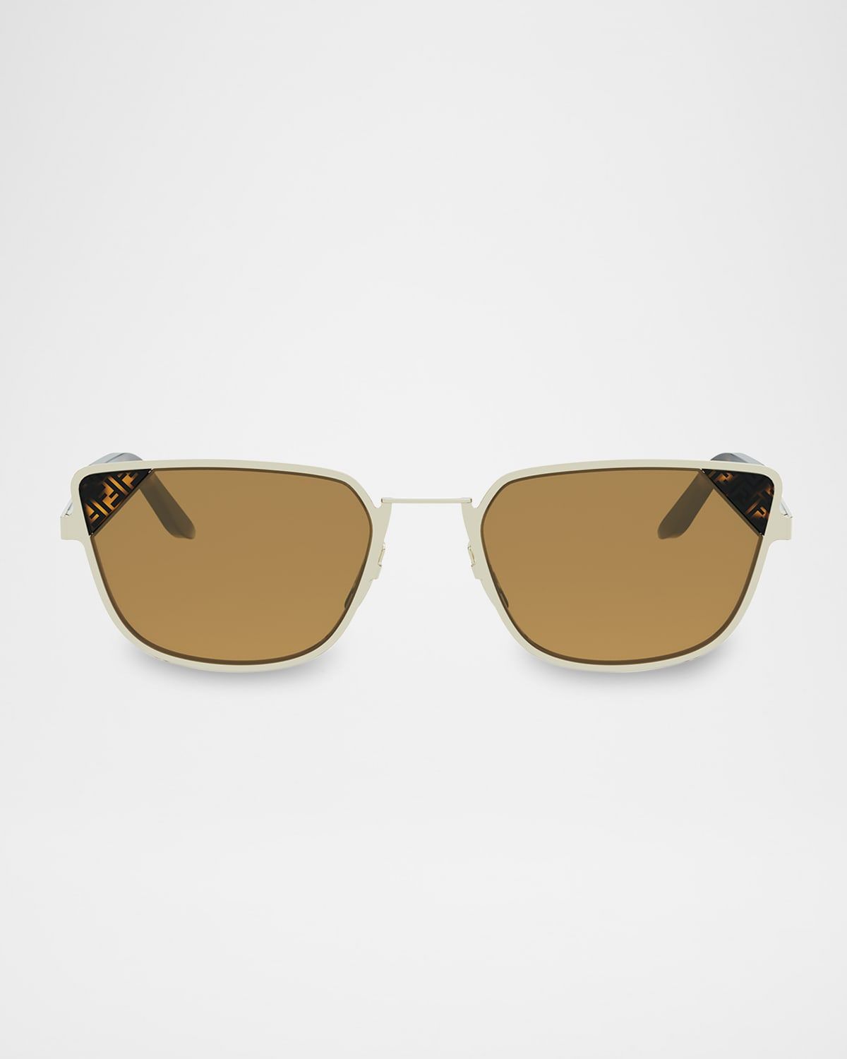 Signature Square Metal Sunglasses