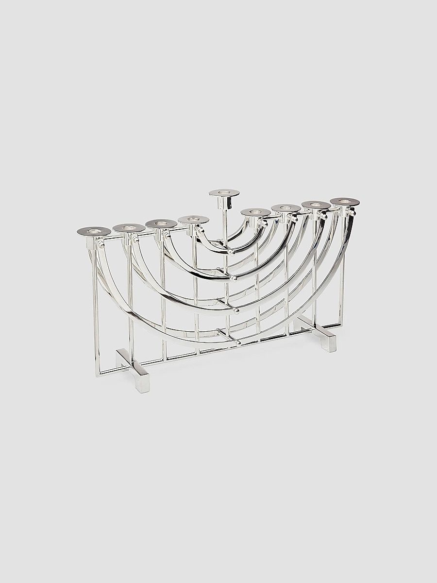 Ricci Judaica Suspension Menorah - Silver